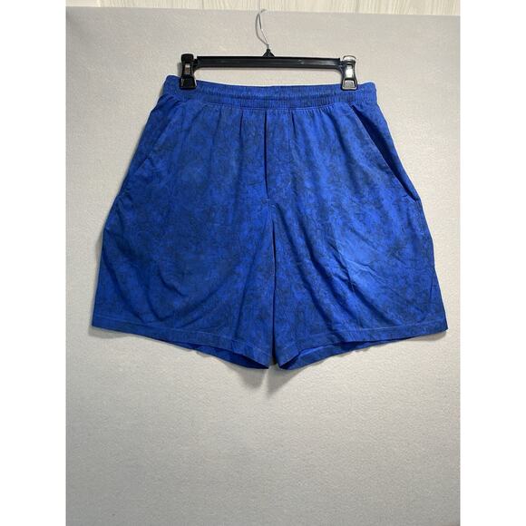 Lululemon Pace Breaker Shorts Mens M Blue 9" Inseam Pockets Lined Performance - Picture 1 of 6